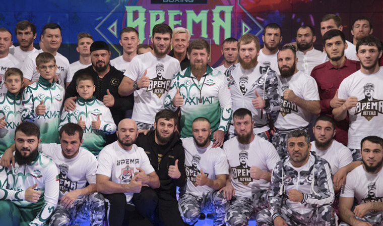 Рамзан Кадыров посетил взвешивание боксеров к вечеру профессионального бокса &quot;Время Легенд&quot;