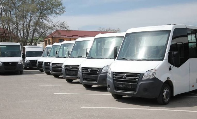 В Чеченской Республике транспортные компании получили 25 микроавтобусов