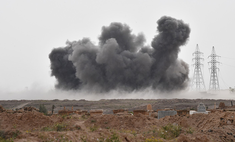 ВКС РФ уничтожили колонну боевиков ИГИЛ в районе Дейр эз-Зор