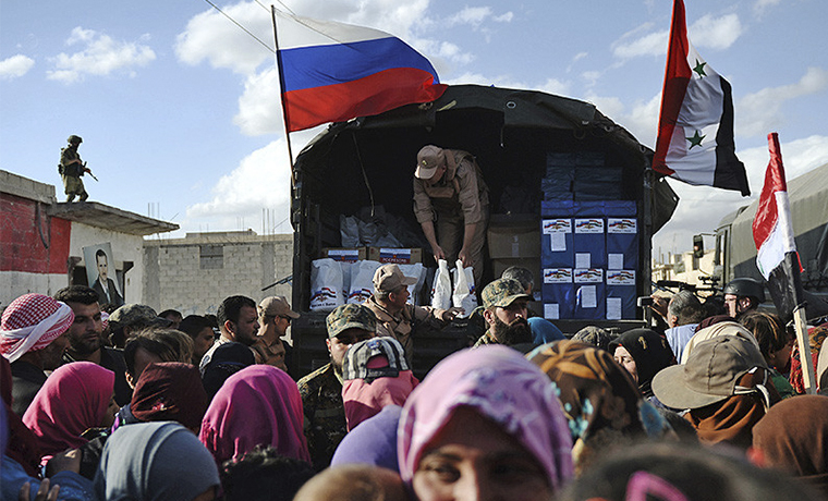 Минобороны: Россия передала более 15 тонн продуктов жителям Алеппо за сутки