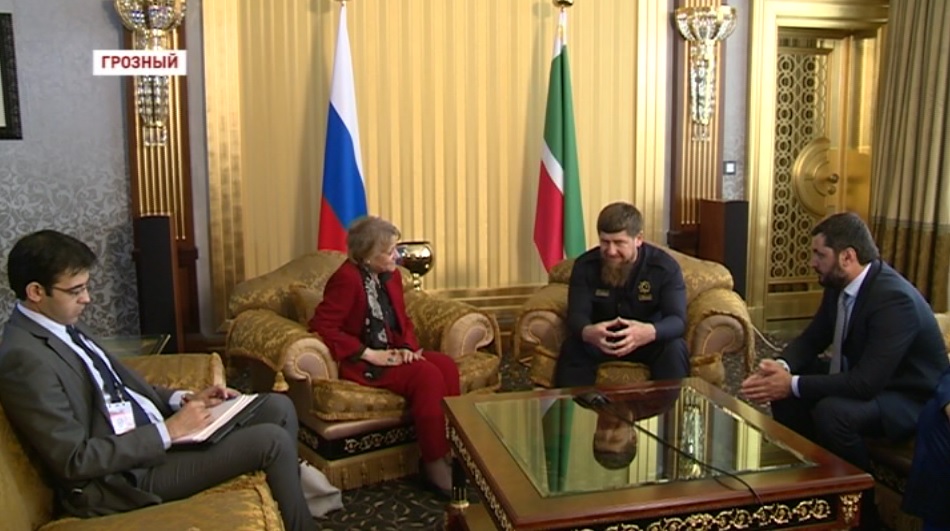 Рамзан Кадыров встретился с делегациями Египта и Ирана