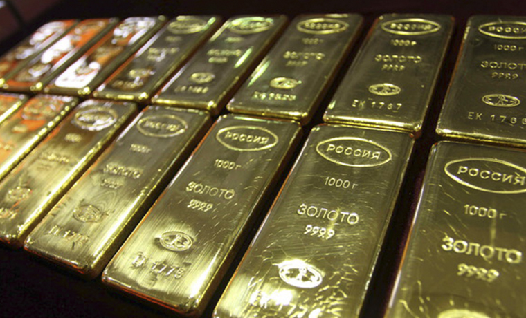 В банках РФ увеличились запасы золота 