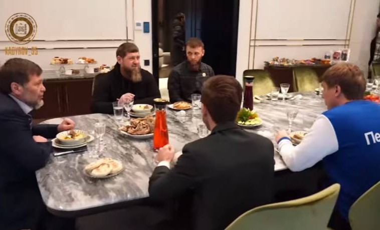 Рамзан Кадыров встретился в Грозном с Григорием Гуровым и Максимом Древалем
