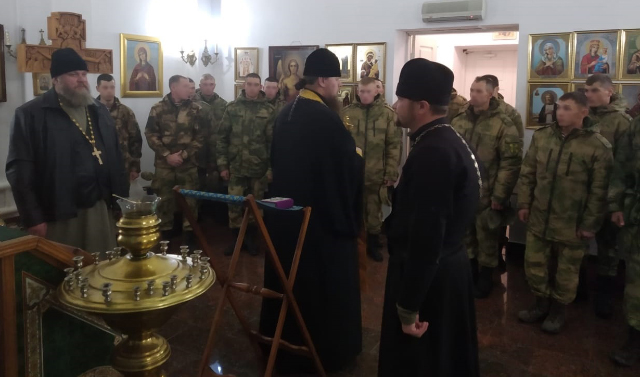 В Объединенной Группировке Войск на Северном Кавказе прошли пасхальные Богослужения