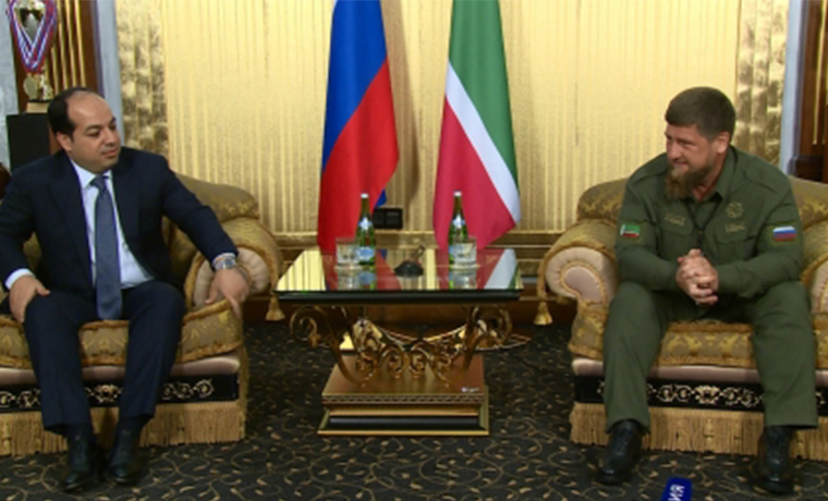 Рамзан  Кадыров встретился с вице-премьером Ливии Ахмедом Майтигом