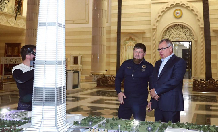 Чеченскую Республику по приглашению Рамзана Кадырова посетил Андрей Костин 