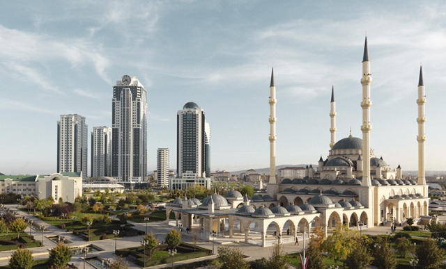 Месяц поста верующие региона встретили в мечети «Сердце Чечни»