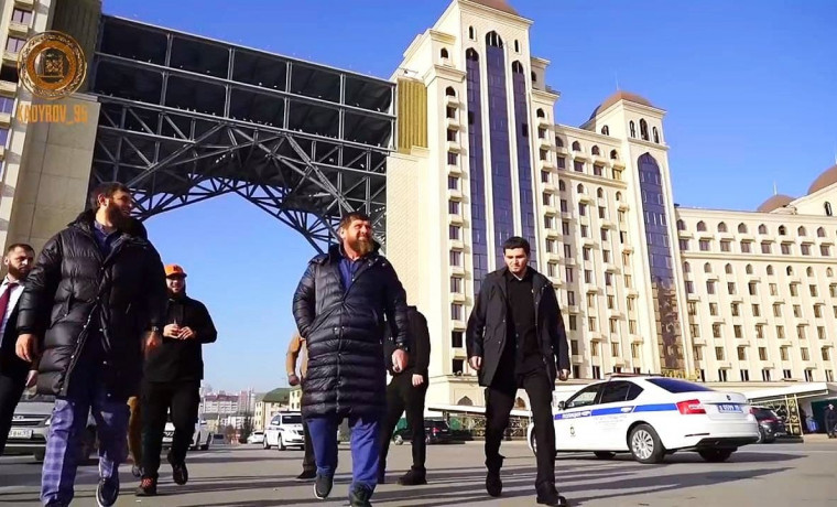 Рамзан Кадыров посетил с инспекцией ряд стройплощадок в Грозном