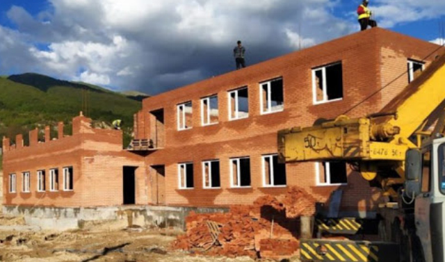 В Шатойском районе строится детский сад по нацпроекту «Жильё и городская среда»