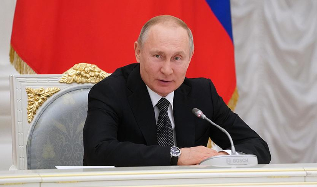 Президент России Владимир Путин отмечает 68-летие