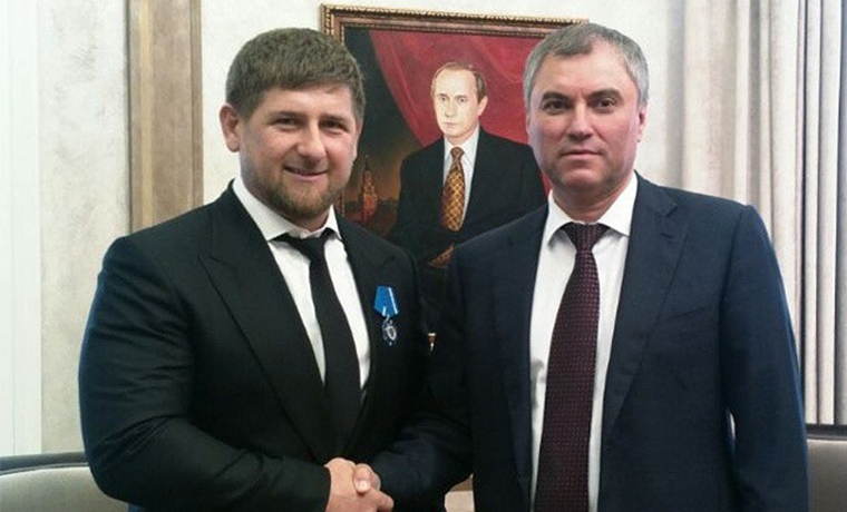Рамзан Кадыров встретился с Вячеславом Володиным