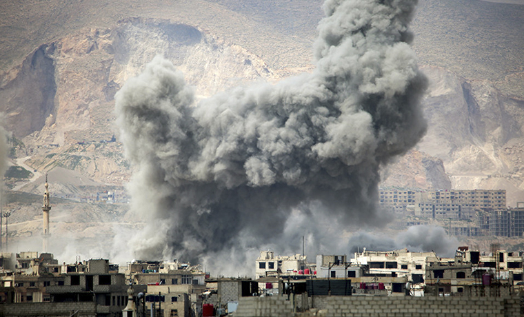 Не менее 12 человек пострадали при обстреле боевиками восточной части Дамаска 