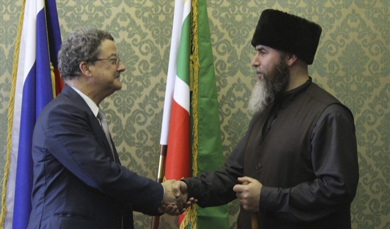 Муфтий ЧР встретился с Чрезвычайным и Полномочным послом Швейцарии в Москве