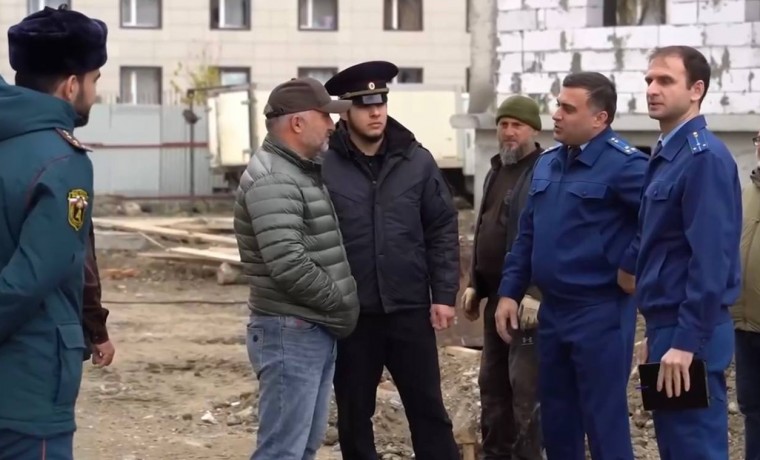 В Грозном была проведена выездная проверка строительства школы