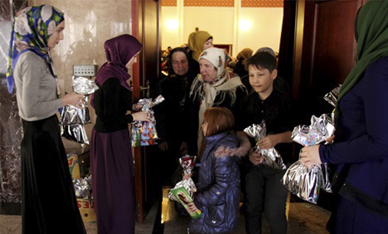 В Грозном проходят новогодние представления для детей