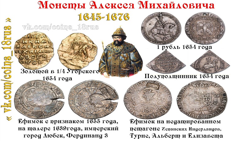 20 апреля 1656 году  в России взамен серебряных монет появляются медные деньги