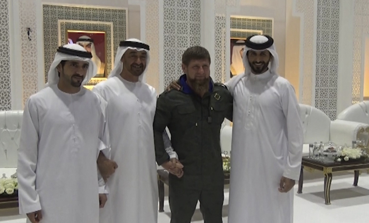Рамзан Кадыров посетил свадьбу сына шейха Мухаммеда Аль Аббари