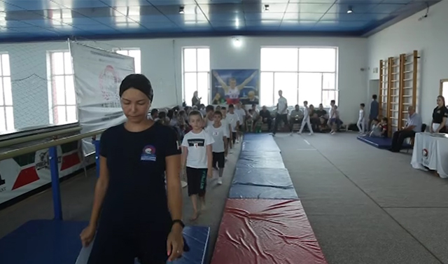 Воспитанники Шалинской школы «Ак Барс» сдали полугодовые нормативы по гимнастике