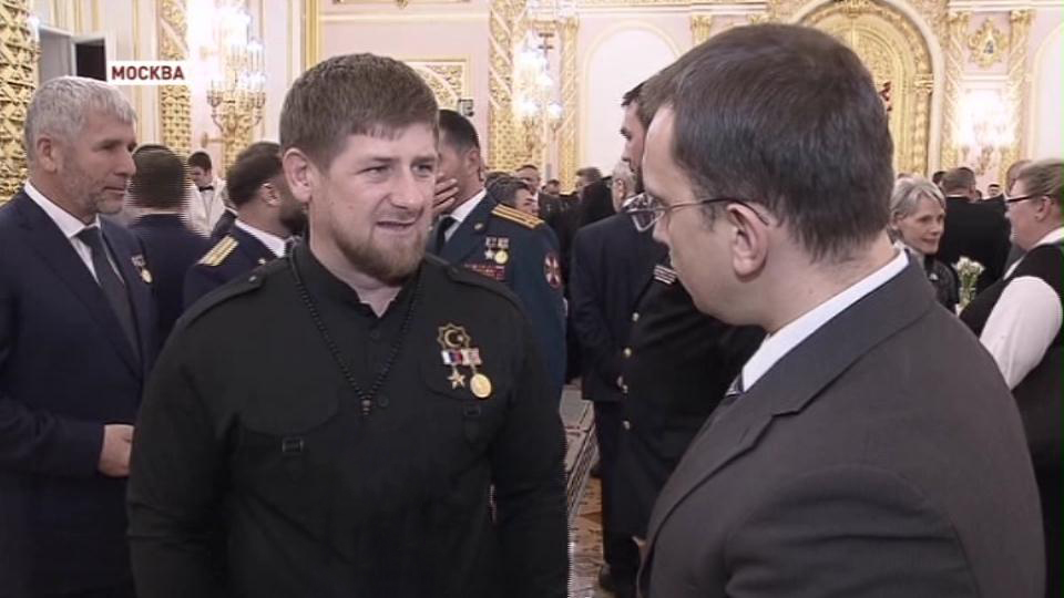 Р. Кадыров принял участие в торжественном мероприятии в честь Дня Героев Отечества в Москве