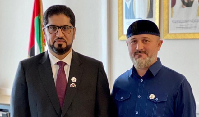 Чеченская делегация встретилась с Послом ОАЭ в РФ