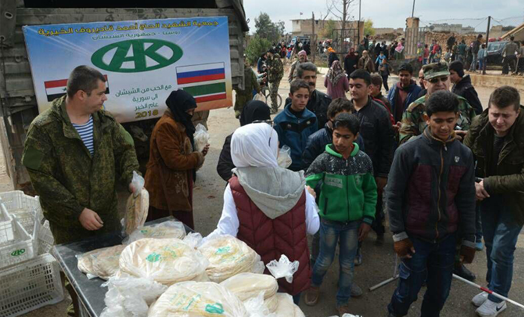 Фонд Кадырова продолжает гуманитарную акцию в Сирии 