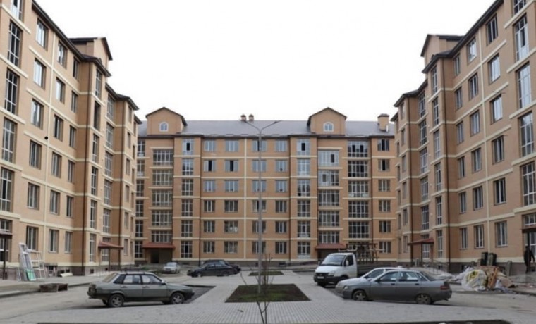 В Грозном по улице Сайханова возводится новый жилой комплекс