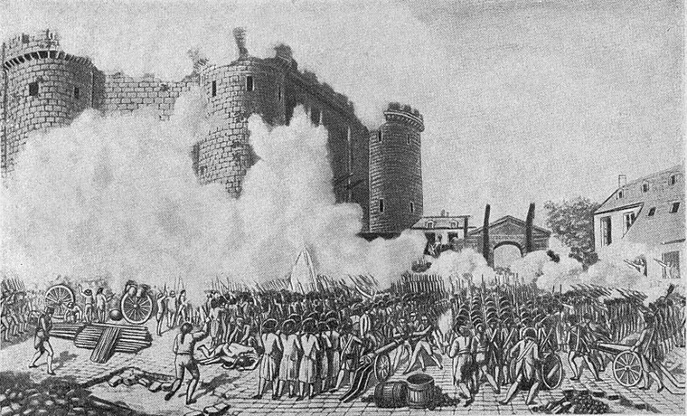 228 лет назад (1789) восставшие парижане взяли крепость Бастилию