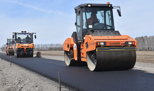В Октябрьском районе Грозного ведётся строительство дорог в рамках регионального проекта 