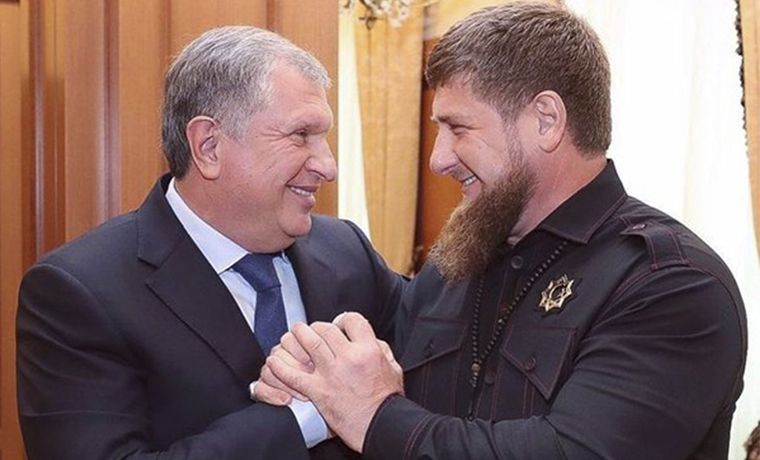 Рамзан Кадыров встретился с Главным исполнительным директором «Роснефти» Игорем Сечиным
