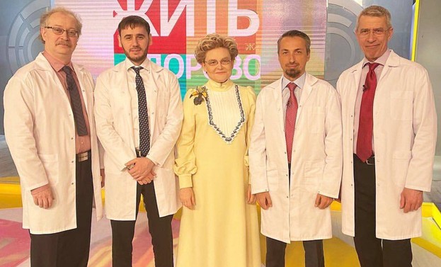 Чеченские медики приняли участие в записи передачи «Жить здорово!» на Первом канале
