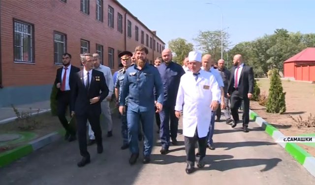 Рамзан Кадыров принял участие в открытии новых корпусов РПБ «Самашки»