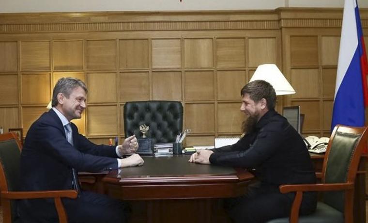 Кадыров встретился  с министром сельского хозяйства России Александром Ткачёвым