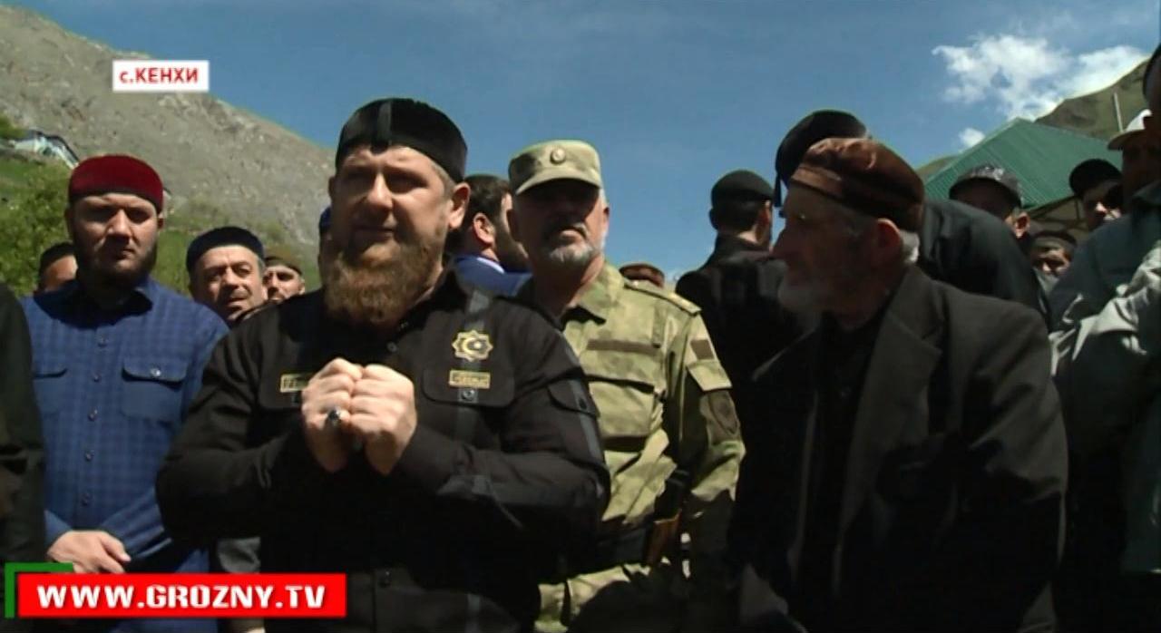 Рамзан Кадыров встретился с жителями высокогорного села Кенхи