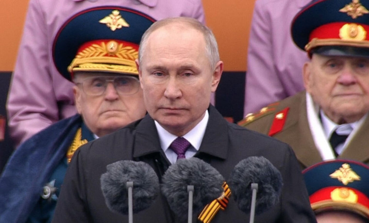 Президент РФ Владимир Путин выступит на параде Победы 9 Мая