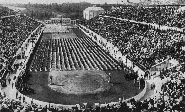 В 1896 году в Афинах открылись первые после античных времён Олимпийские игры. 