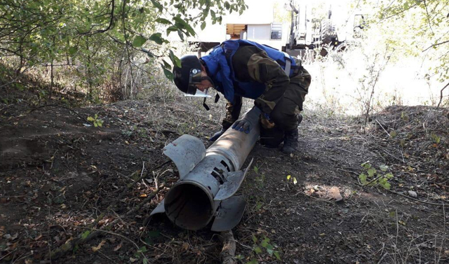 Специалисты МЧС России обезвредили в Чечне авиабомбу и реактивный снаряд