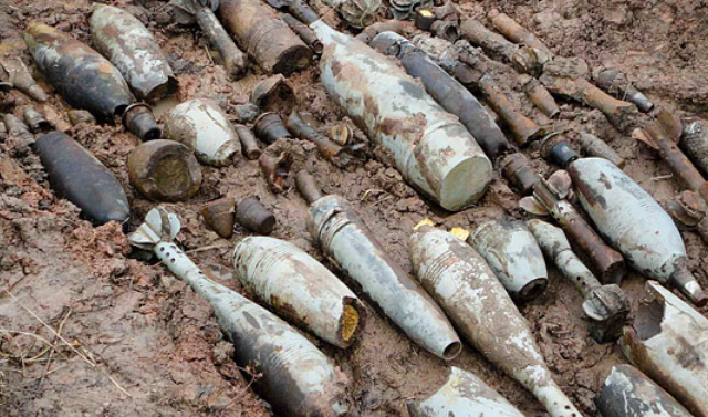 В ЧР военнослужащие ОГВ обнаружили и уничтожили боеприпасы, оставшиеся со времен войны 
