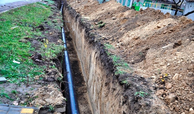 В селении Пролетарское Грозненского района завершена прокладка водопровода