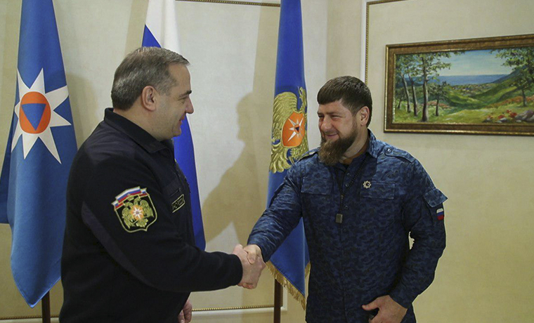 Рамзан  Кадыров обсудил с Владимиром Пучковым вопросы развития пожарно-спасательной службы ЧР