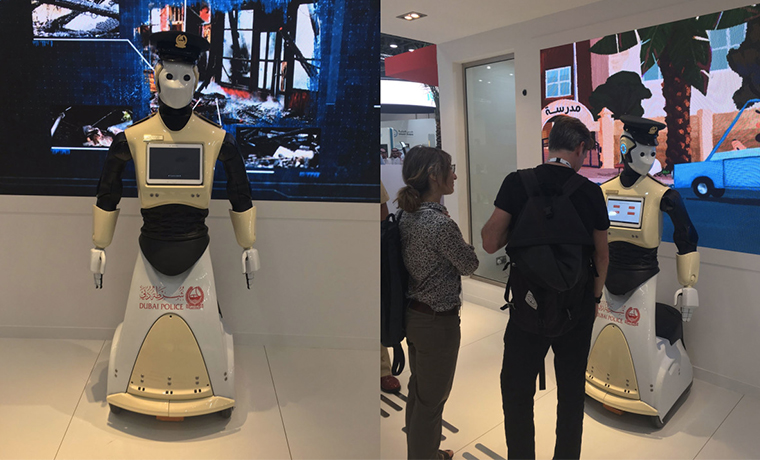 В 2017 году в Дубае начнет работать первый робот-полицейский