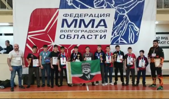 9 спортсменов из Чечни стали призерами Открытого первенства по смешанному боевому единоборству 
