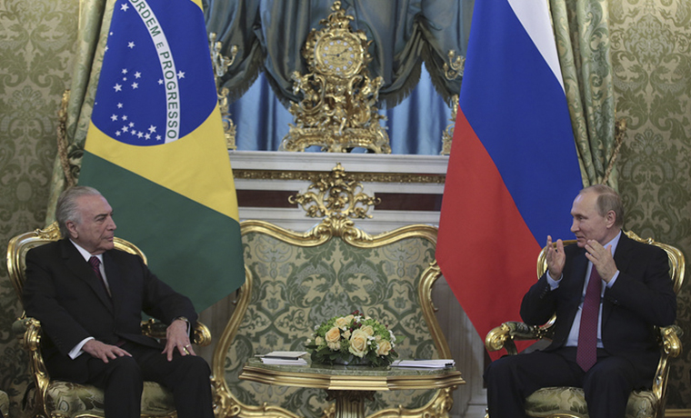 Владимир Путин посетит Бразилию с официальным визитом