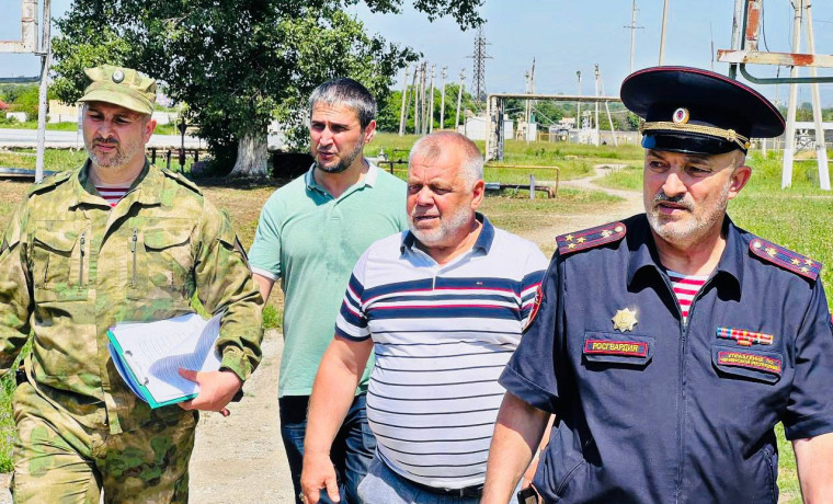 Росгвардейцы провели проверку объекта «Грознефтегаз»