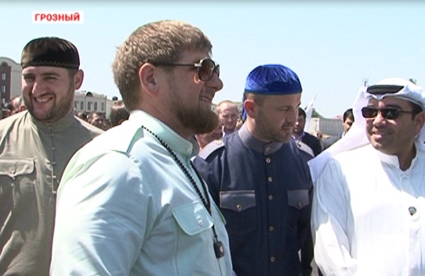 Глава Чечни принял участие в открытии нового моста в Грозном