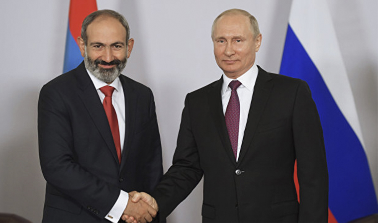 Владимир Путин и Никол Пашинян встретятся 8 сентября