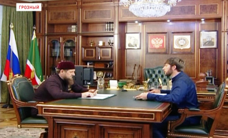 Рамзан Кадыров встретился с председателем правительства Абубакаром Эдельгериевым