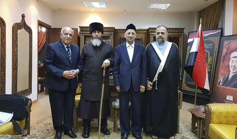 Муфтий Чечни встретился с министром вакуфов и исламских дел САР