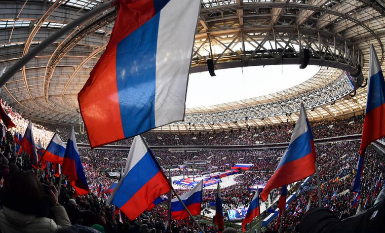 На концерт в честь воссоединения Крыма с РФ пришли более 203 тыс. человек