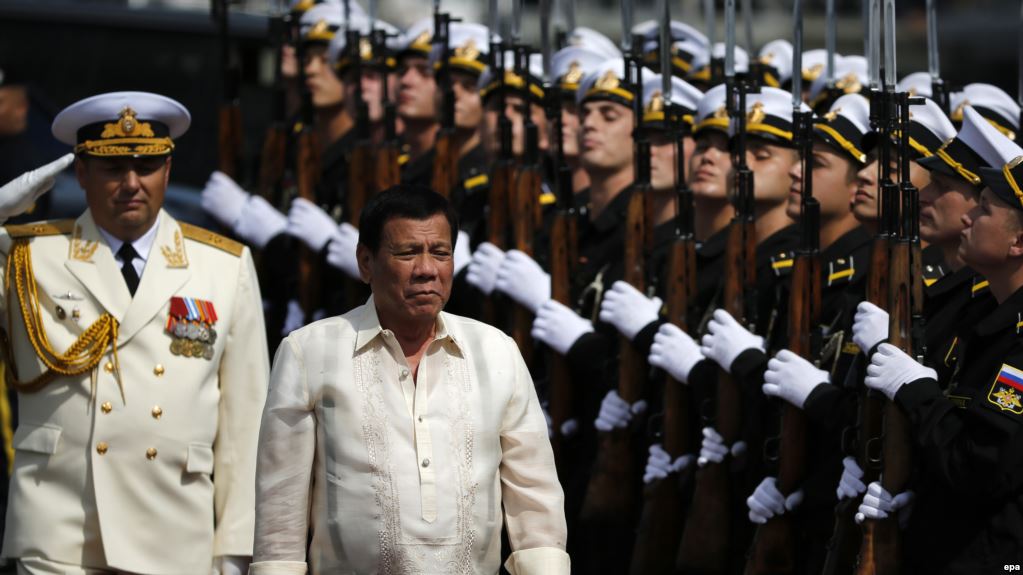 Президент Филиппин рассчитывает на поставку российского вооружения