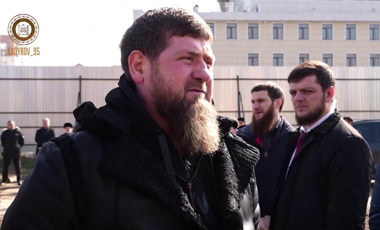 Рамзан Кадыров с инспекцией посетил строительную площадку в центральной части Грозного